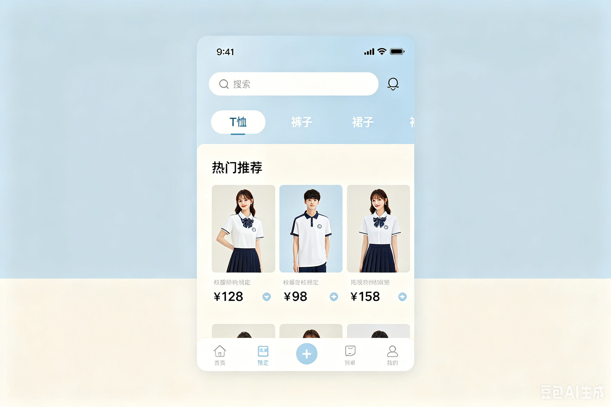 海南艾靓尚服饰校园商城小程序